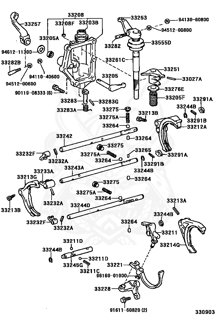 Toyota - Ring, Shaft Snap (for Select Spring No. 2 Seat)